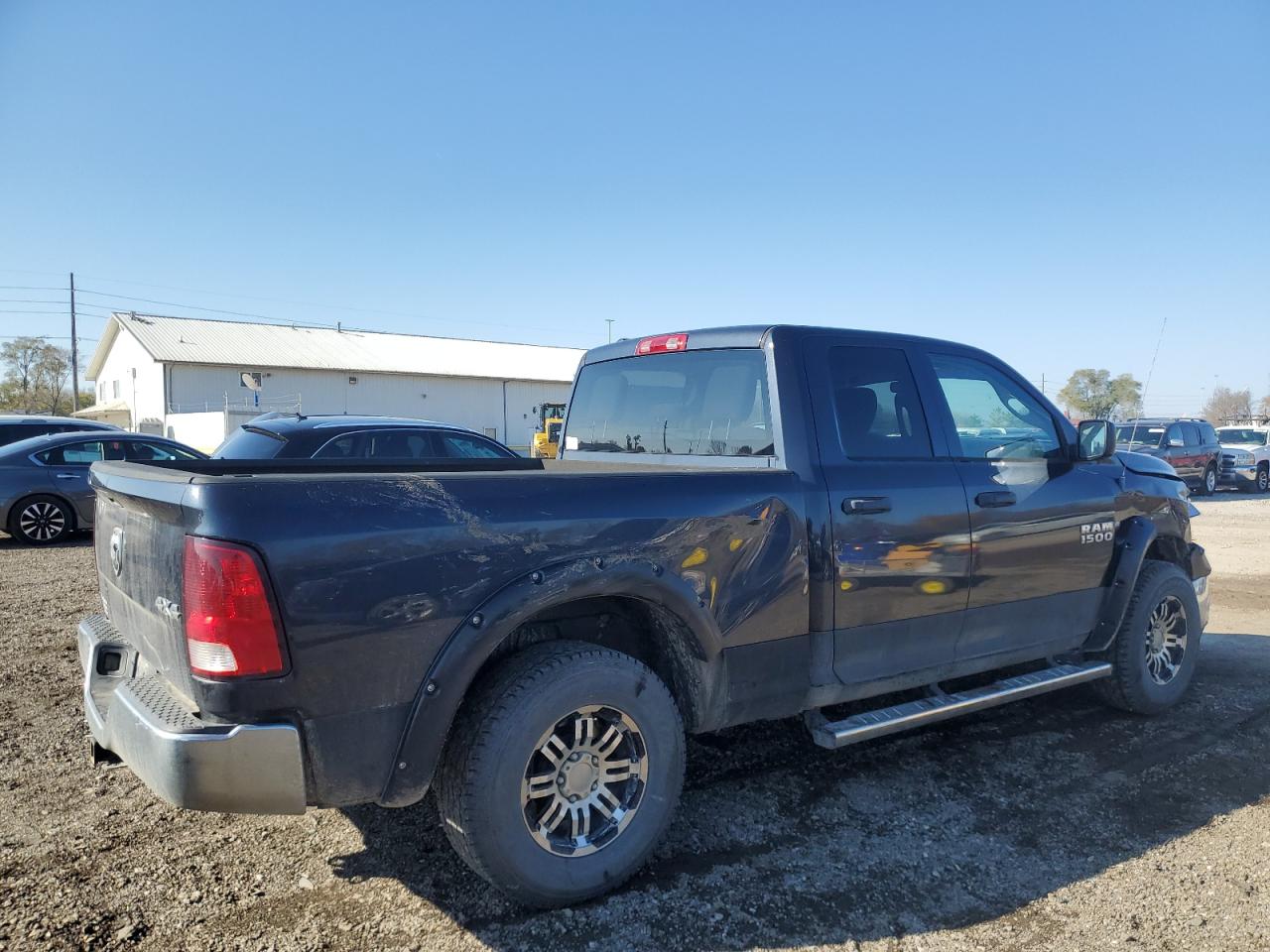 2013 RAM 1500 VIN 1C6RR7FTXDS577966 Copart auction photo, front end / side damage thumbnail 3