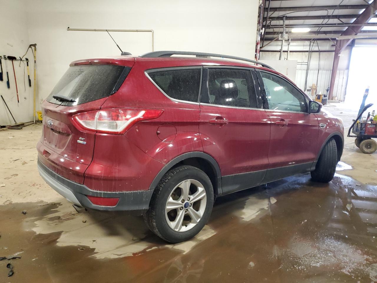 2014 Ford Escape VIN 1FMCU9GX1EUA02201 Copart auction photo, undercarriage damage thumbnail 3