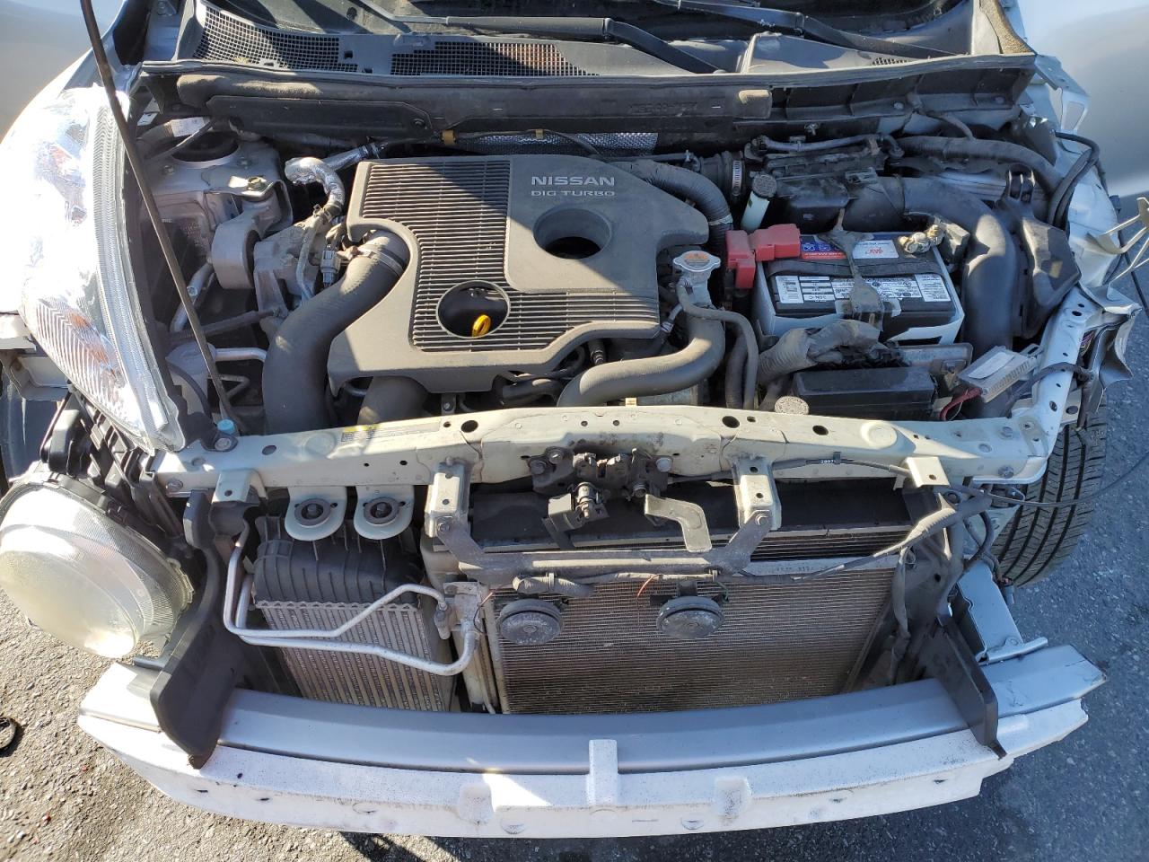 2013 Nissan Juke VIN JN8AF5MR5DT214290 Copart auction photo, front end / side damage thumbnail 14