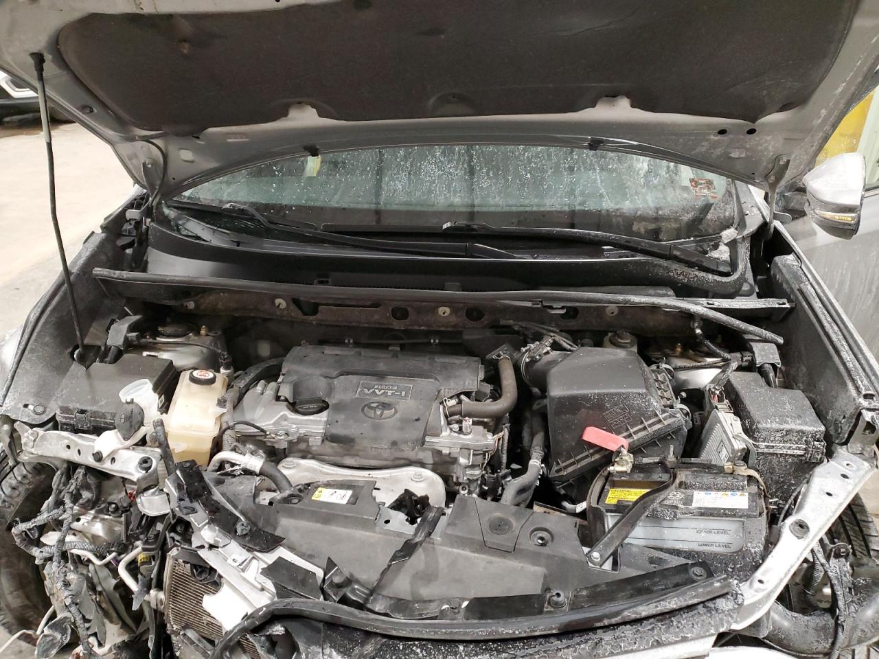 2018 Toyota RAV 4 VIN JTMRFREV6JJ249994 Copart auction photo, front end / side damage thumbnail 13