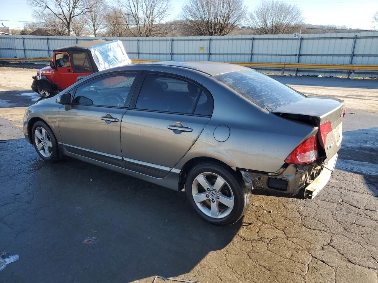 2007 Honda Civic VIN 1HGFA16837L054249 Copart auction photo, rear end / front end damage thumbnail 2
