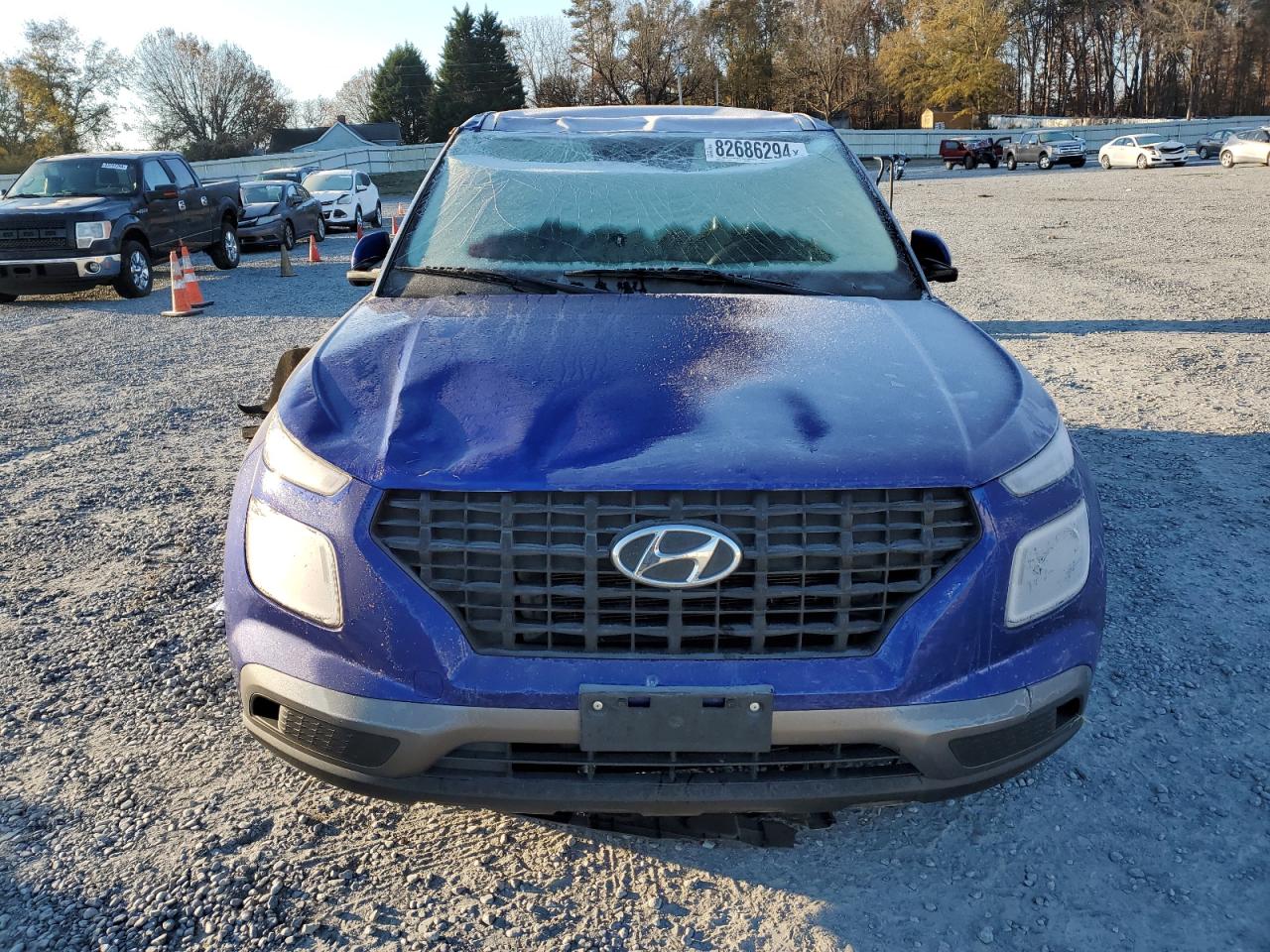 2021 Hyundai Venue VIN KMHRB8A36MU067267 Copart auction photo, all over damage thumbnail 5