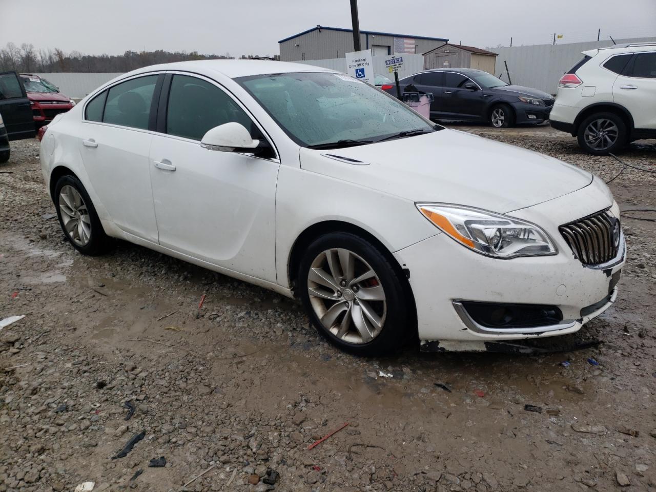 2017 Buick Regal VIN 2G4GR5GX3H9115029 Copart auction photo, front end damage thumbnail 4