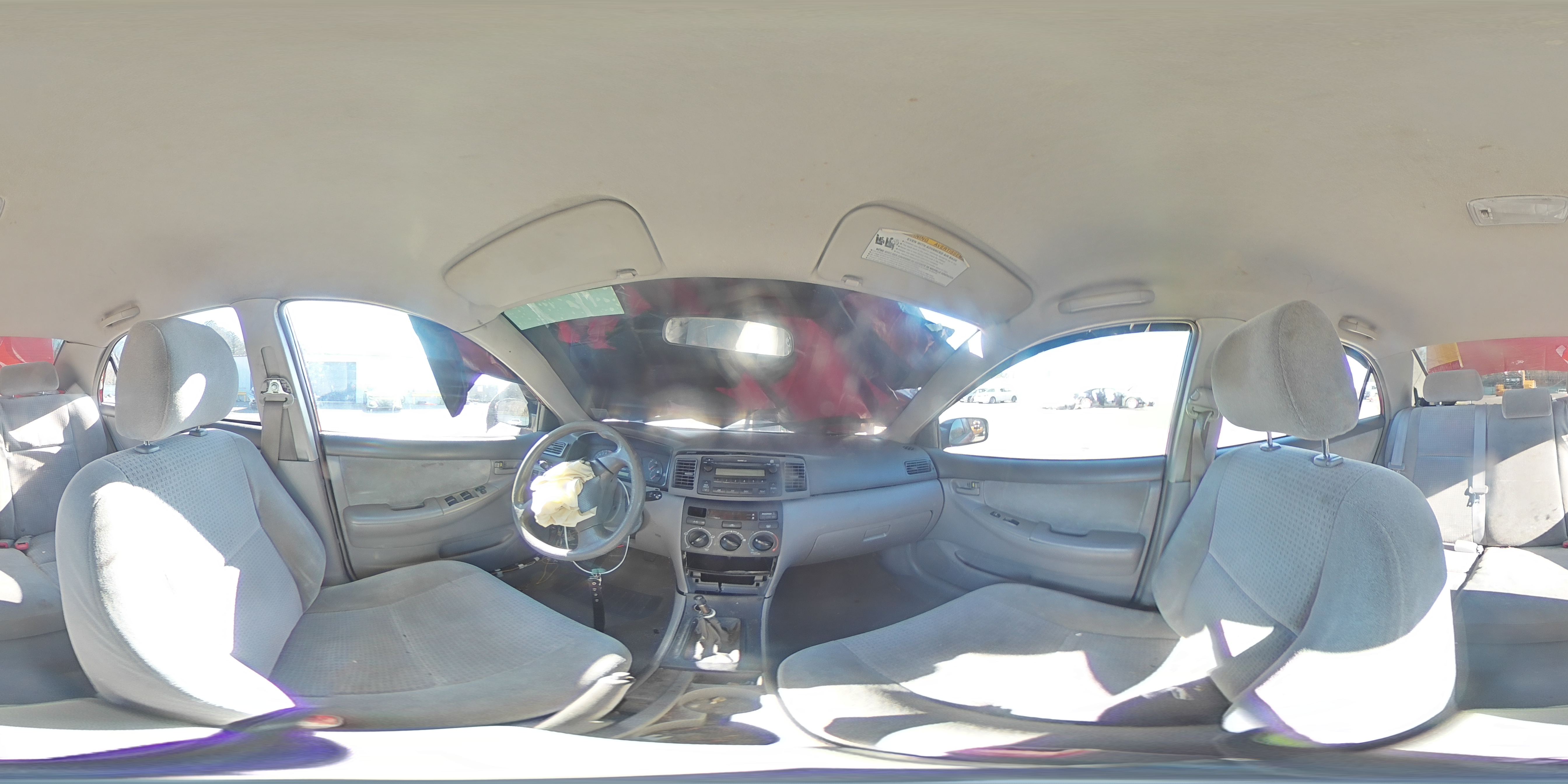 2008 Toyota Corolla VIN 1NXBR32E98Z001088 Copart auction photo, all over damage thumbnail 12