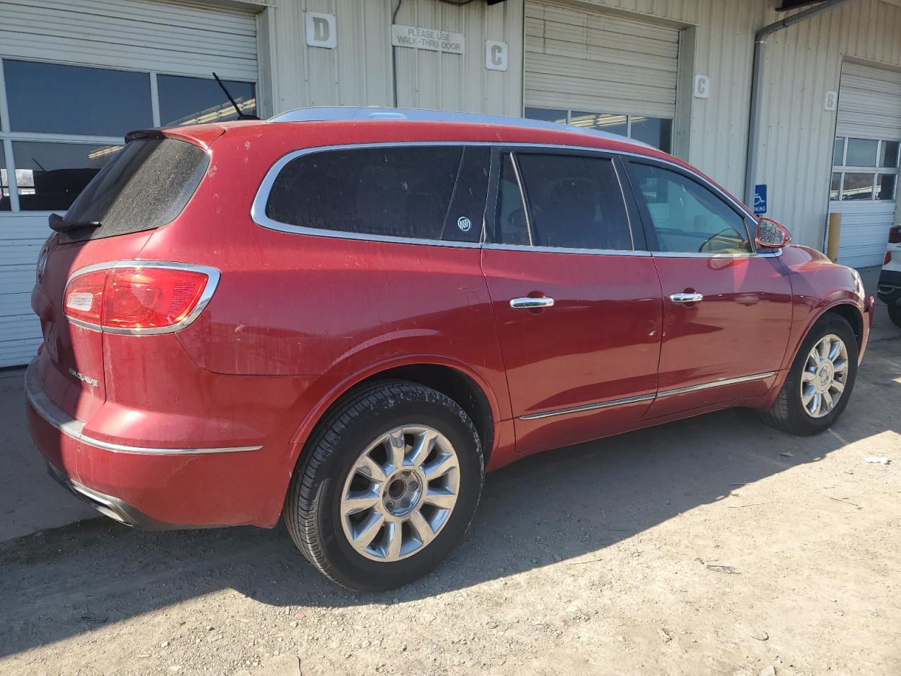 2014 Buick Enclave VIN 5GAKRBKD5EJ138145 Copart auction photo, front end damage thumbnail 3