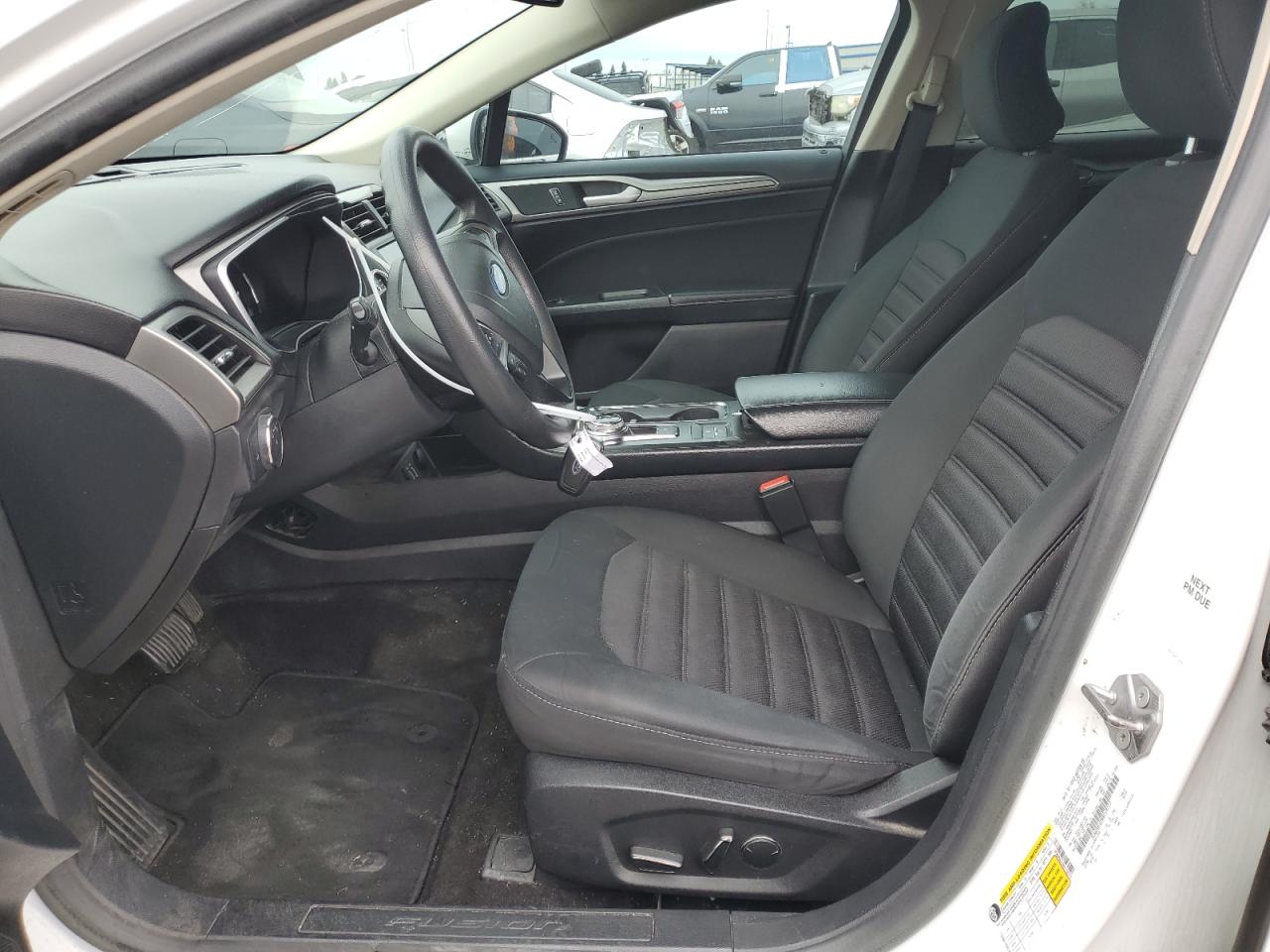 2019 Ford Fusion VIN 3FA6P0LU2KR119777 Copart auction photo, rear end damage thumbnail 7