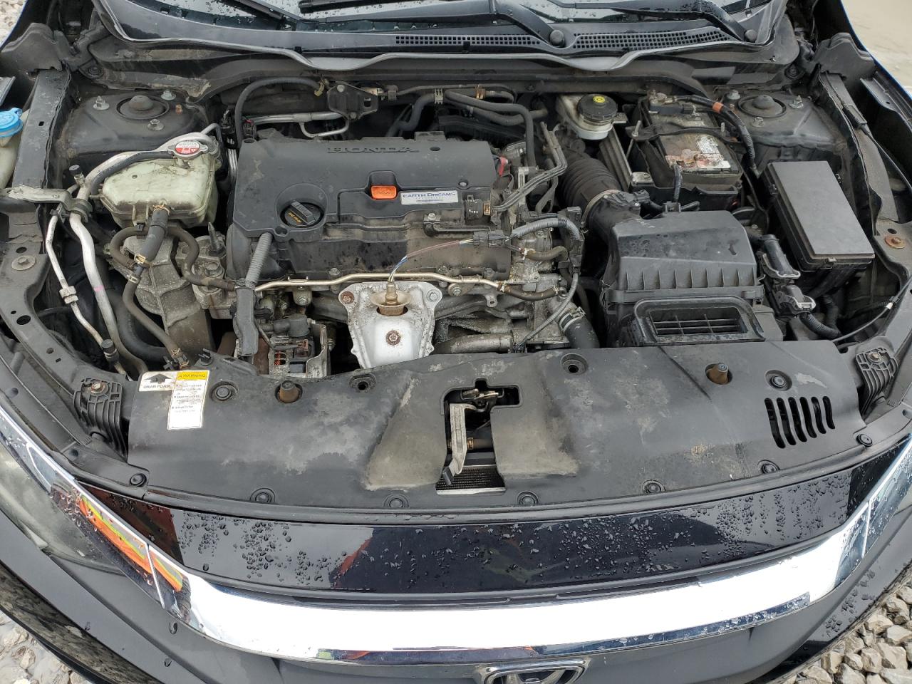 2016 Honda Civic VIN 19XFC2F75GE004757 Copart auction photo, vandalism damage thumbnail 11
