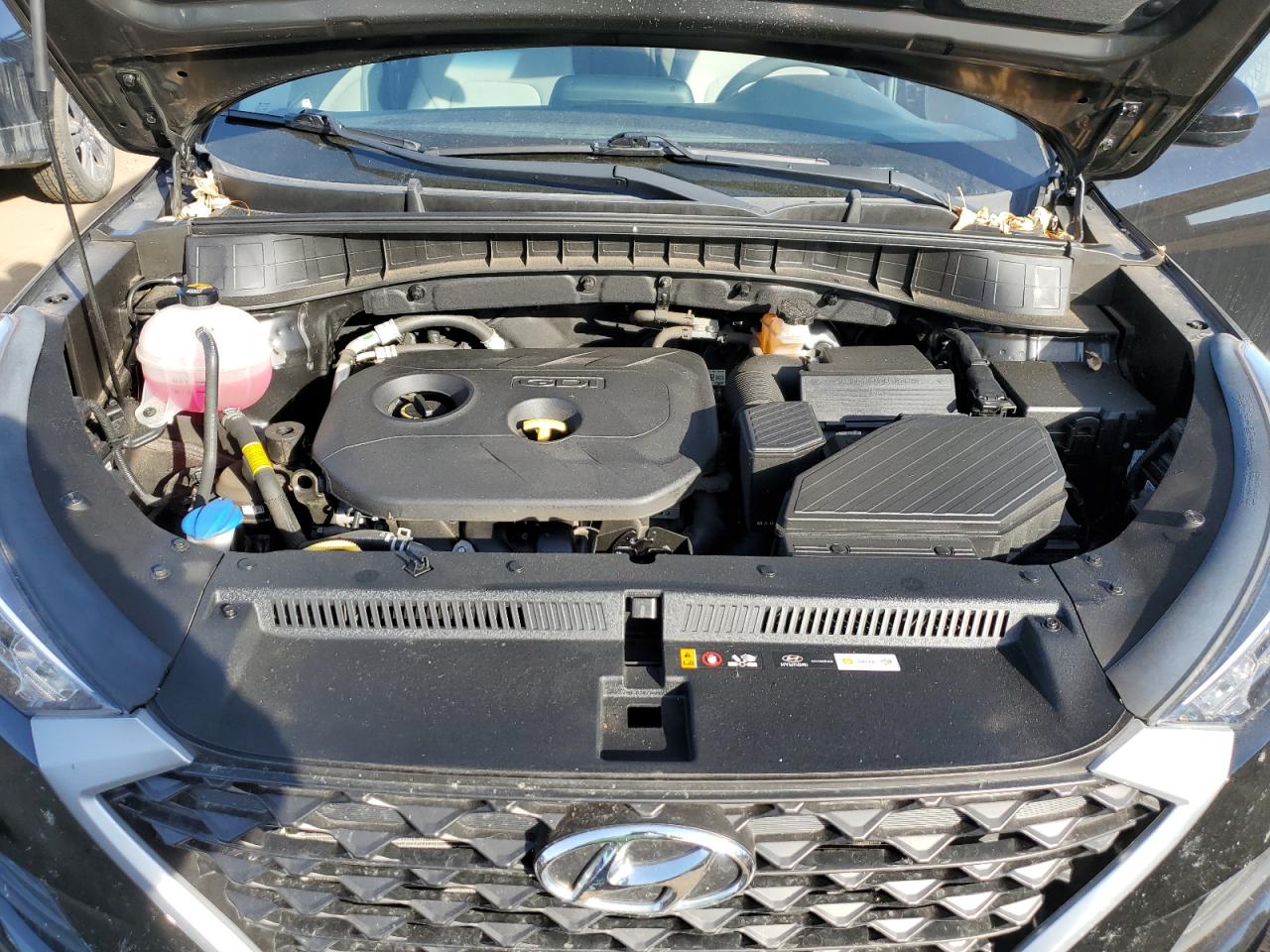 2021 Hyundai Tucson VIN KM8J2CA49MU367118 Copart auction photo, rear end damage thumbnail 13