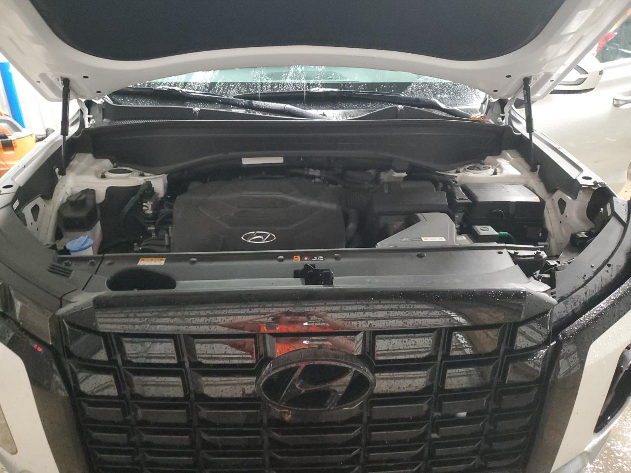 2024 Hyundai Palisade VIN KM8R2DGE1RU725621 Copart auction photo, side / front end damage thumbnail 12