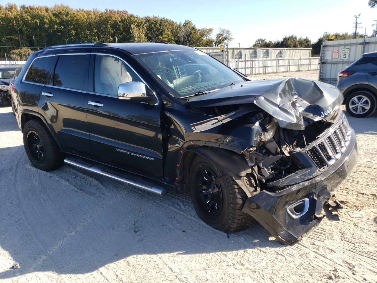 2014 Jeep Grand Cherokee VIN 1C4RJFCG6EC535114 Copart auction photo, front end / top/roof damage thumbnail 4