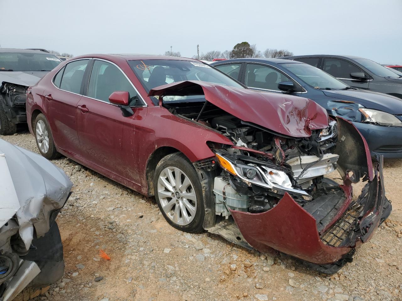 2019 Toyota Camry VIN 4T1B11HKXKU779304 Copart auction photo, front end damage thumbnail 4