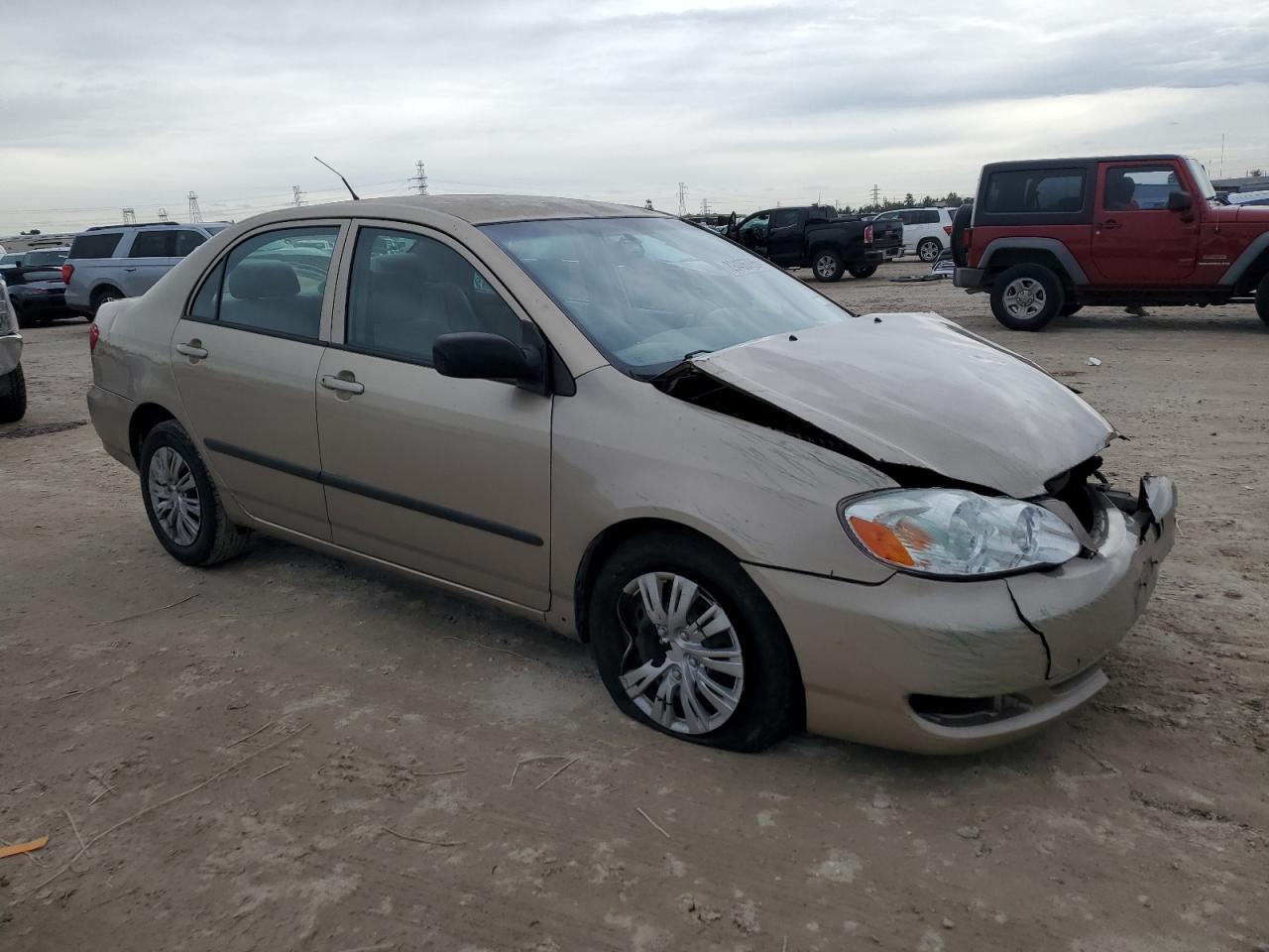 2008 Toyota Corolla VIN 1NXBR32E68Z964028 Copart auction photo, front end / side damage thumbnail 4