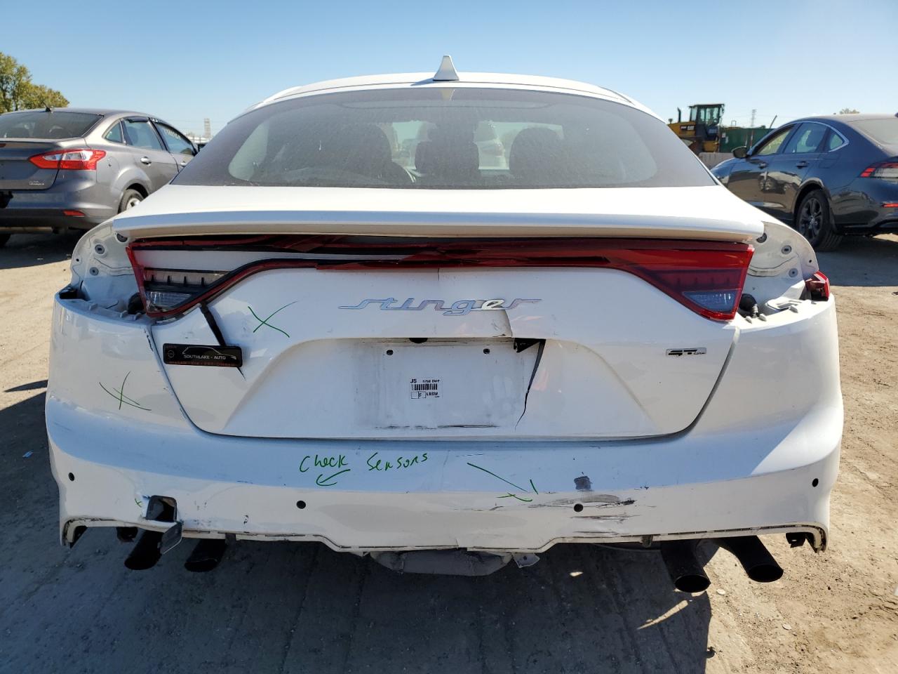 2023 KIA Stinger VIN KNAE35LD2P6127068 Copart auction photo, front end / rear end damage thumbnail 6