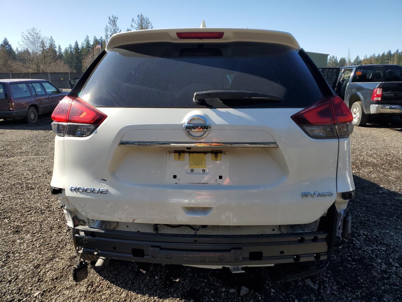 2019 Nissan Rogue VIN JN8AT2MV8KW381582 Copart auction photo, rear end damage thumbnail 6