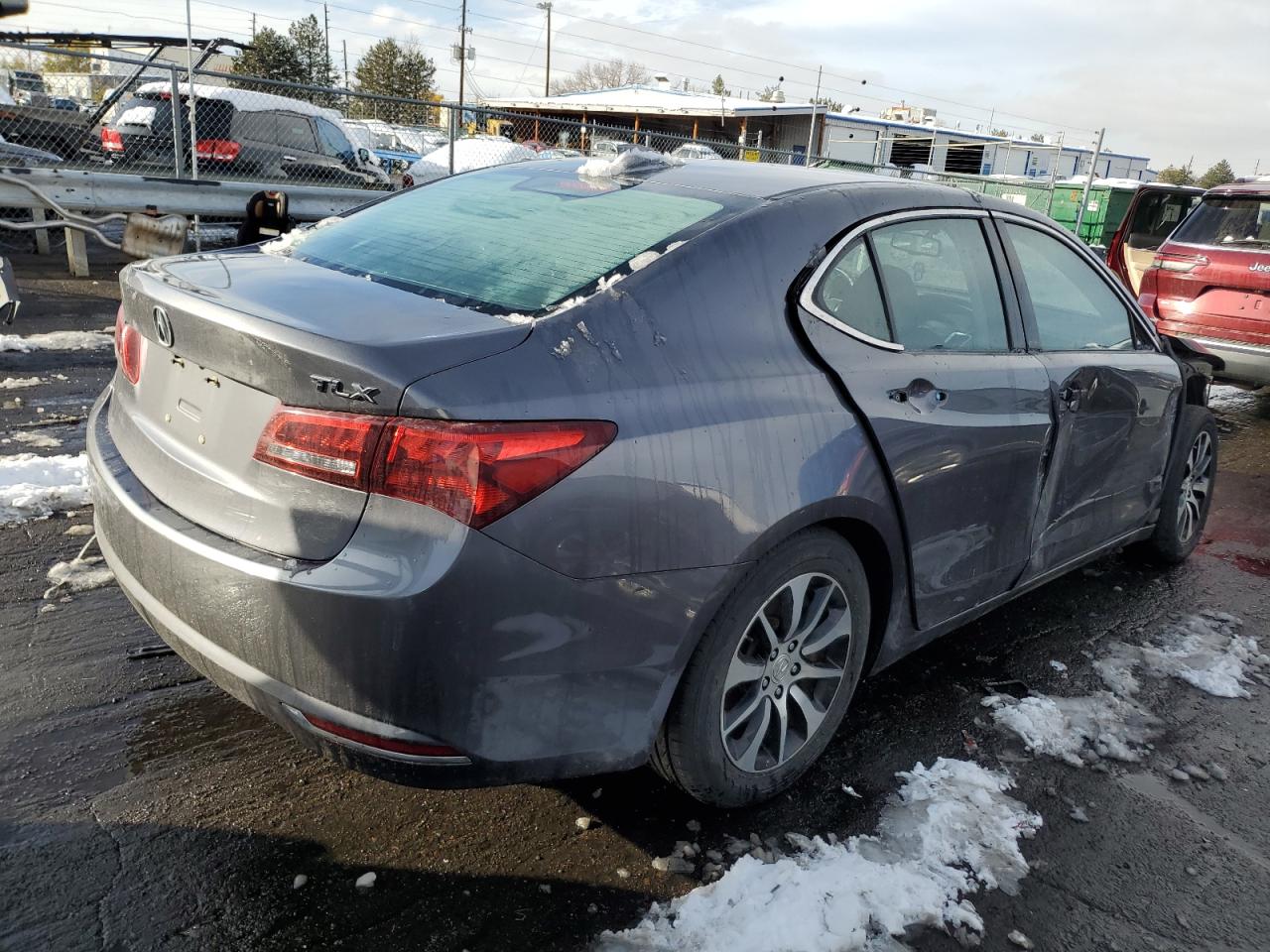 2017 Acura TLX VIN 19UUB1F37HA002239 Copart auction photo, front end / side damage thumbnail 3