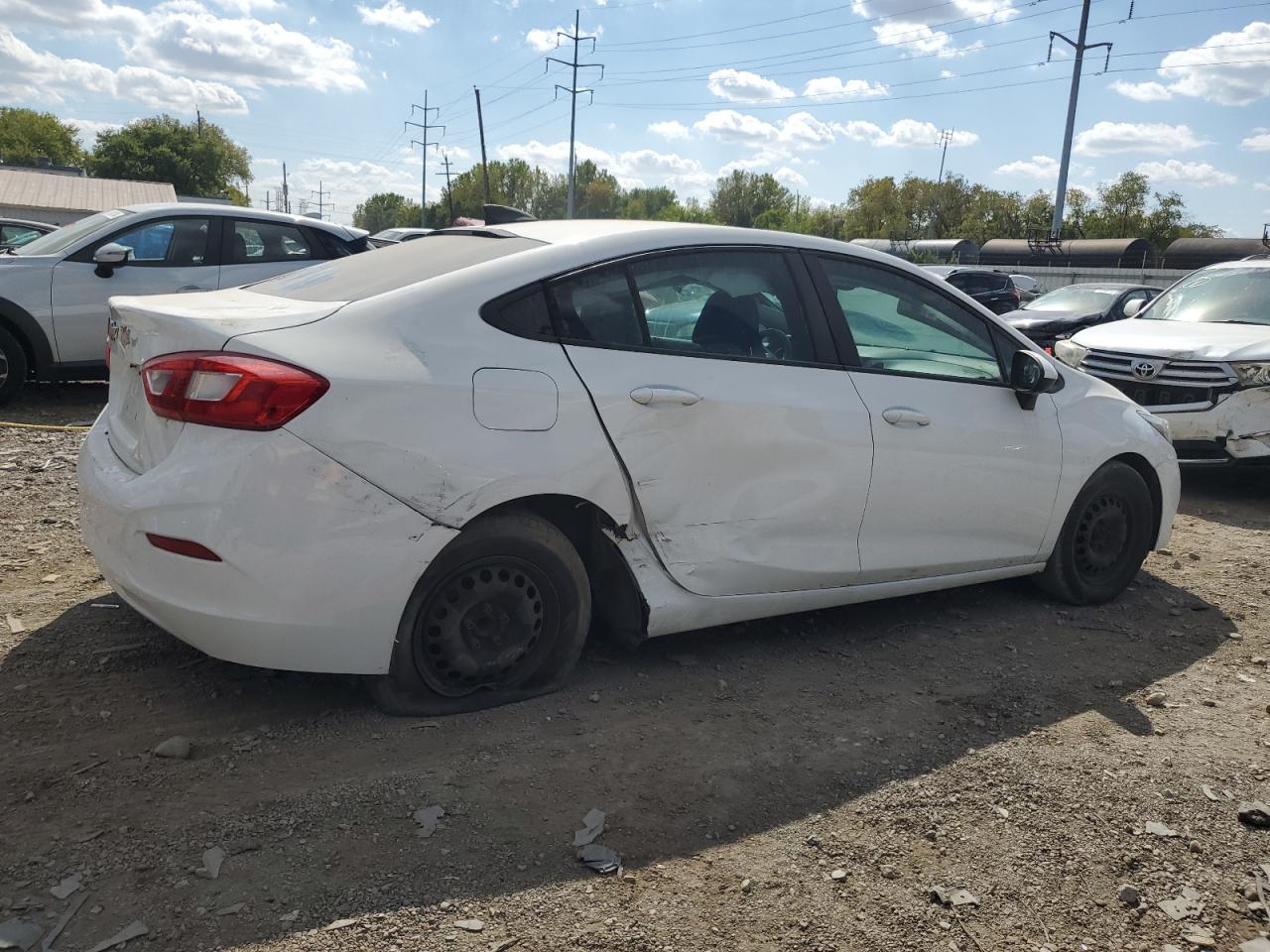 2017 Chevrolet Cruze VIN 3G1BC5SM4HS510409 Copart auction photo, side damage thumbnail 3