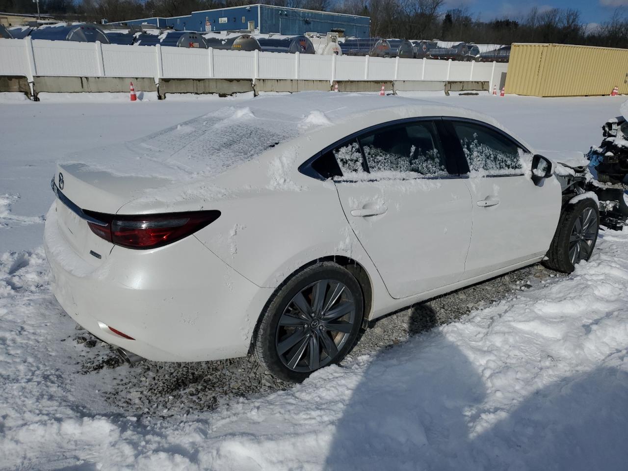 2018 Mazda 6 VIN JM1GL1VM9J1325233 Copart auction photo, front end / undercarriage damage thumbnail 3