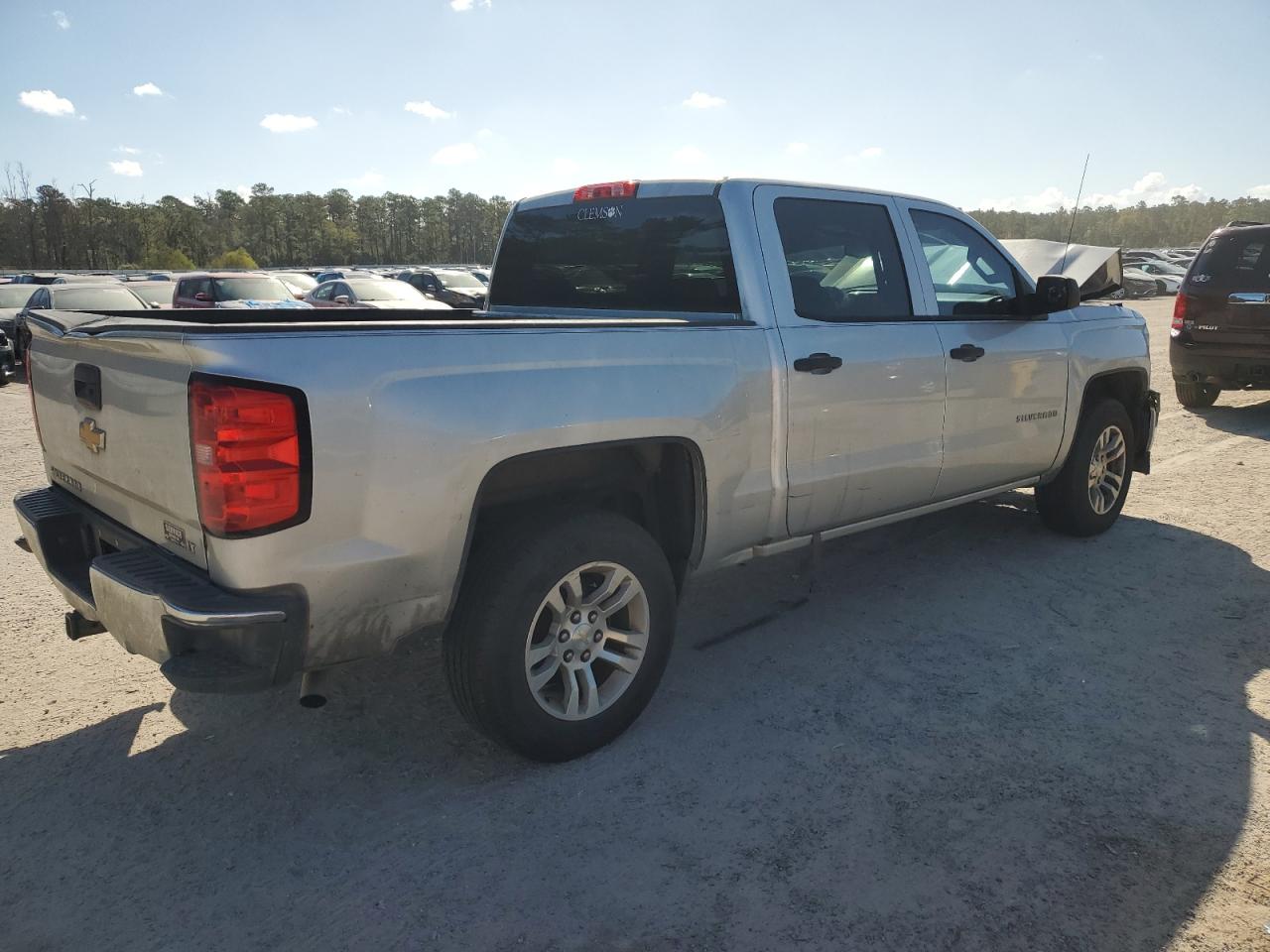 2014 Chevrolet Silverado VIN 3GCPCREC6EG561318 Copart auction photo, front end damage thumbnail 3