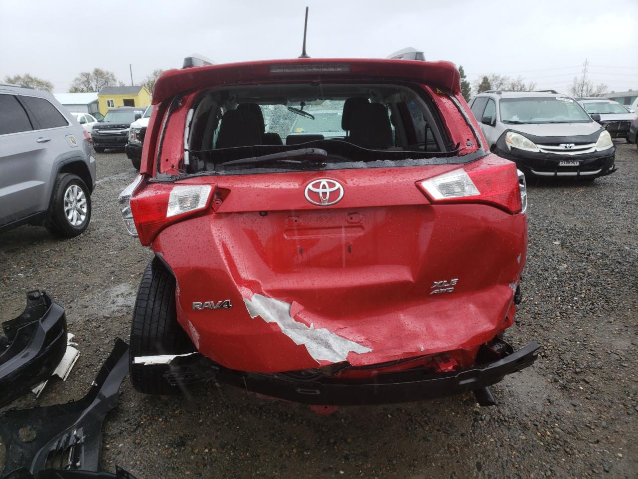 2014 Toyota RAV 4 VIN 2T3RFREVXEW171422 Copart auction photo, all over damage thumbnail 6
