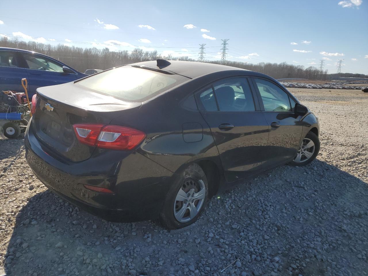 2017 Chevrolet Cruze VIN 1G1BC5SM6H7122175 Copart auction photo, side damage thumbnail 3