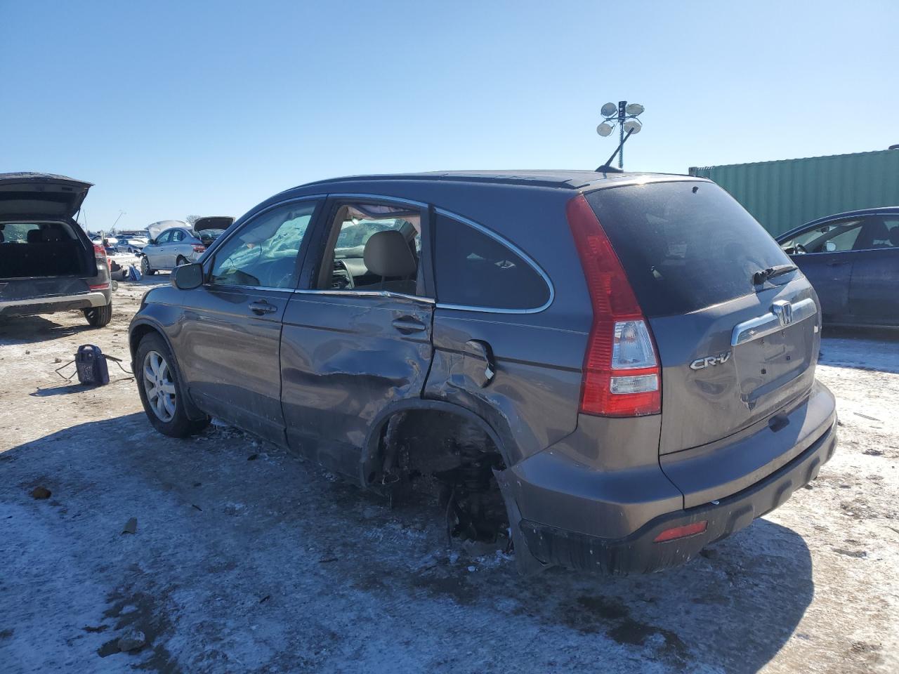 2009 Honda CR-V VIN 5J6RE48729L015204 Copart auction photo, side / rear end damage thumbnail 2