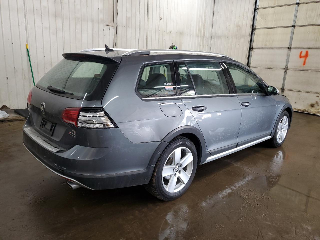 2018 Volkswagen Golf VIN 3VWH17AU9JM750566 Copart auction photo, front end / rear end damage thumbnail 3