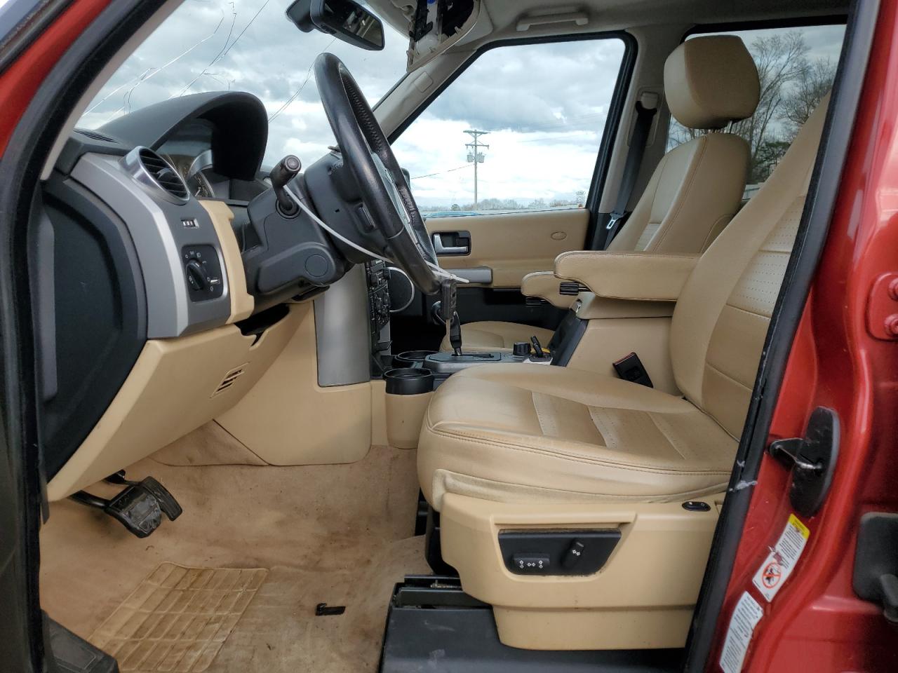 2008 Land Rover LR3 VIN SALAE25458A484811 Copart auction photo, top/roof damage thumbnail 7