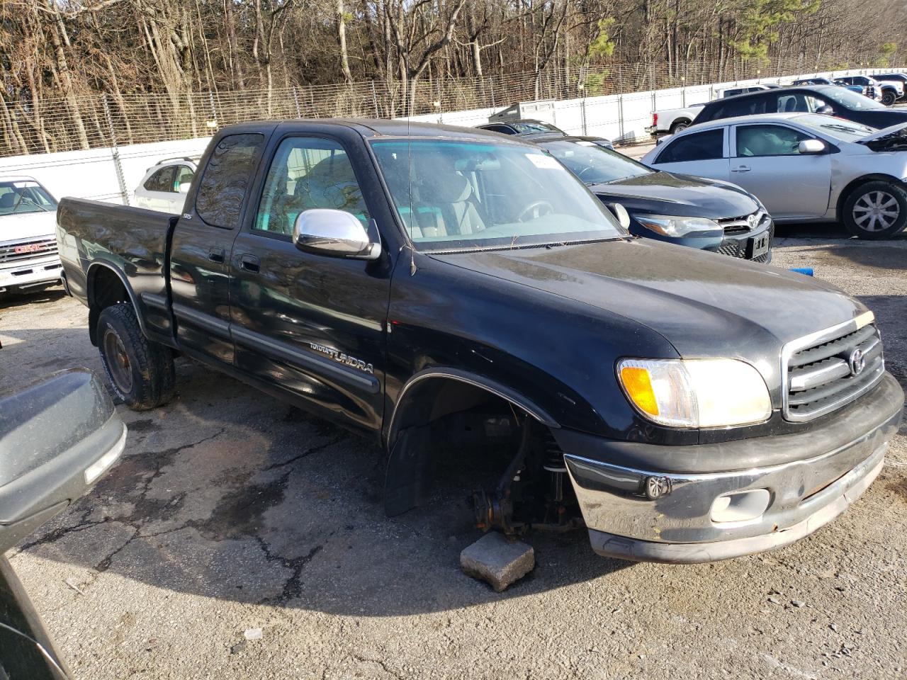 2002 Toyota Tundra VIN 5TBRN34142S285288 Copart auction photo, stripped damage thumbnail 4