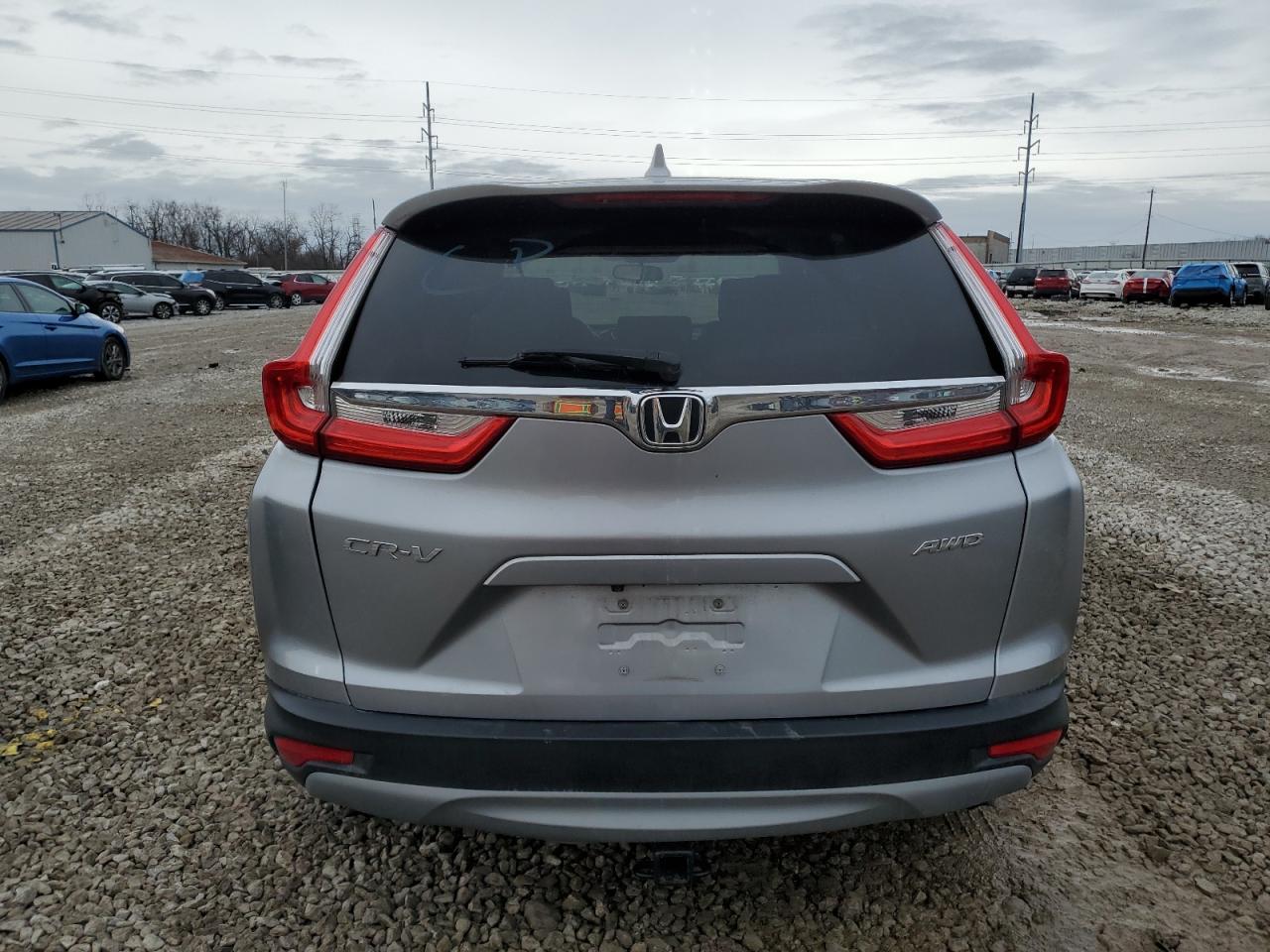 2019 Honda CR-V VIN 2HKRW2H59KH649593 Copart auction photo, all over damage thumbnail 6