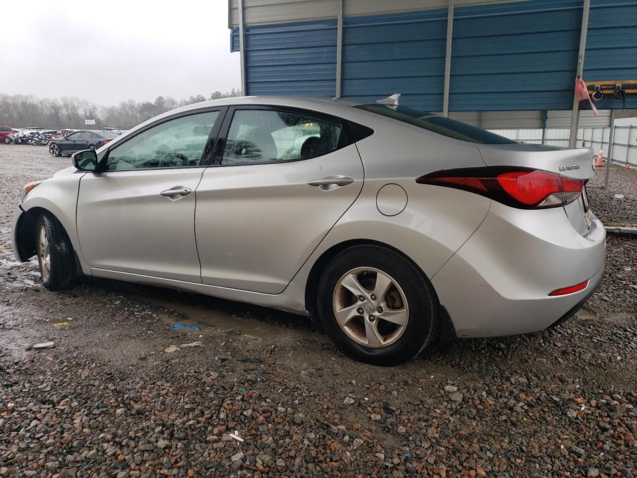 2015 Hyundai Elantra VIN 5NPDH4AE7FH606189 Copart auction photo, front end / side damage thumbnail 2