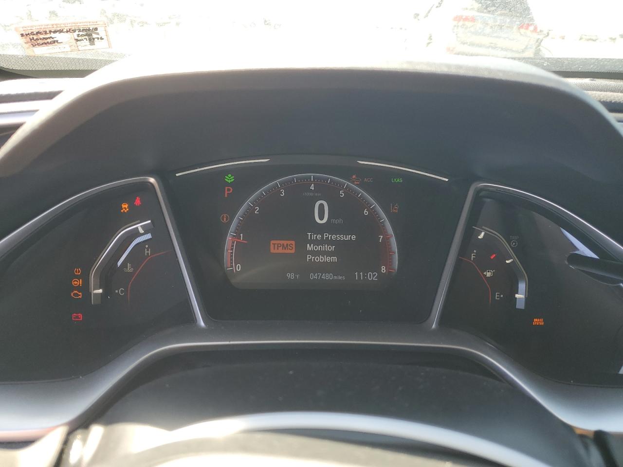 2020 Honda Civic VIN 2HGFC2F85LH528418 Copart auction photo, front end damage thumbnail 9