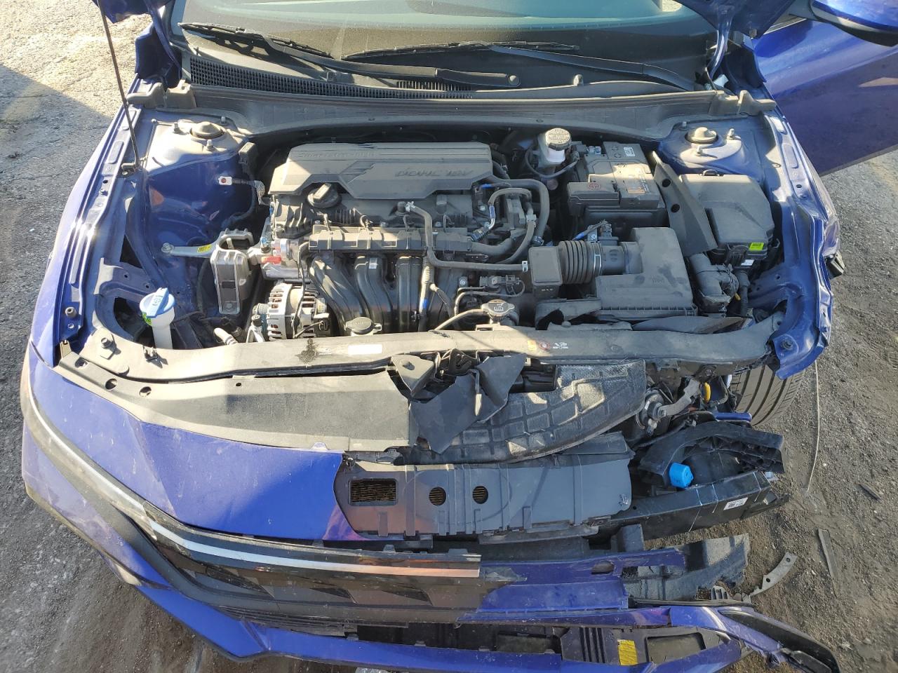 2024 Hyundai Elantra VIN KMHLS4DG9RU704334 Copart auction photo, front end damage thumbnail 11