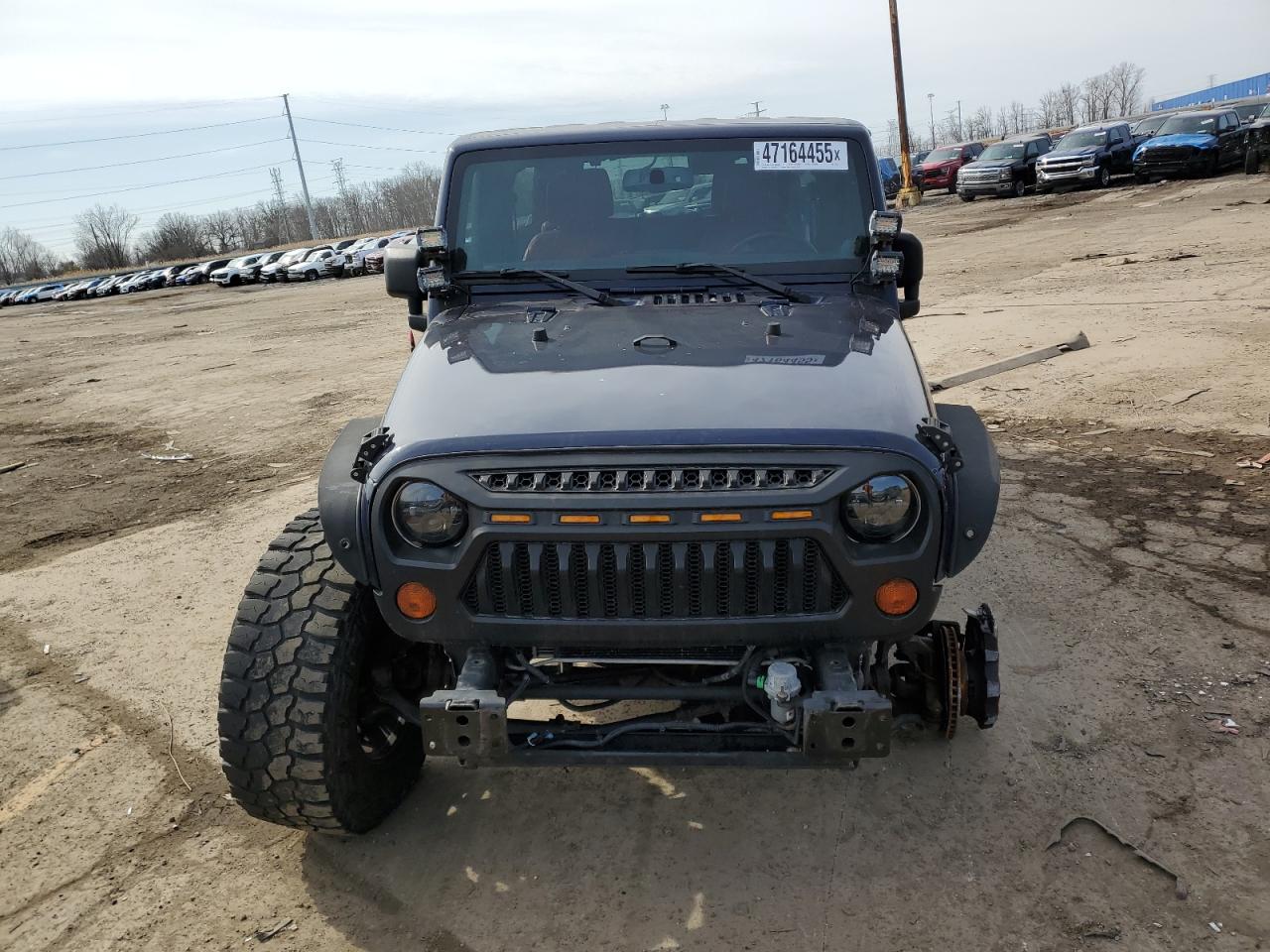 2013 Jeep Wrangler VIN 1C4HJWDG6DL631608 Copart auction photo, front end damage thumbnail 5