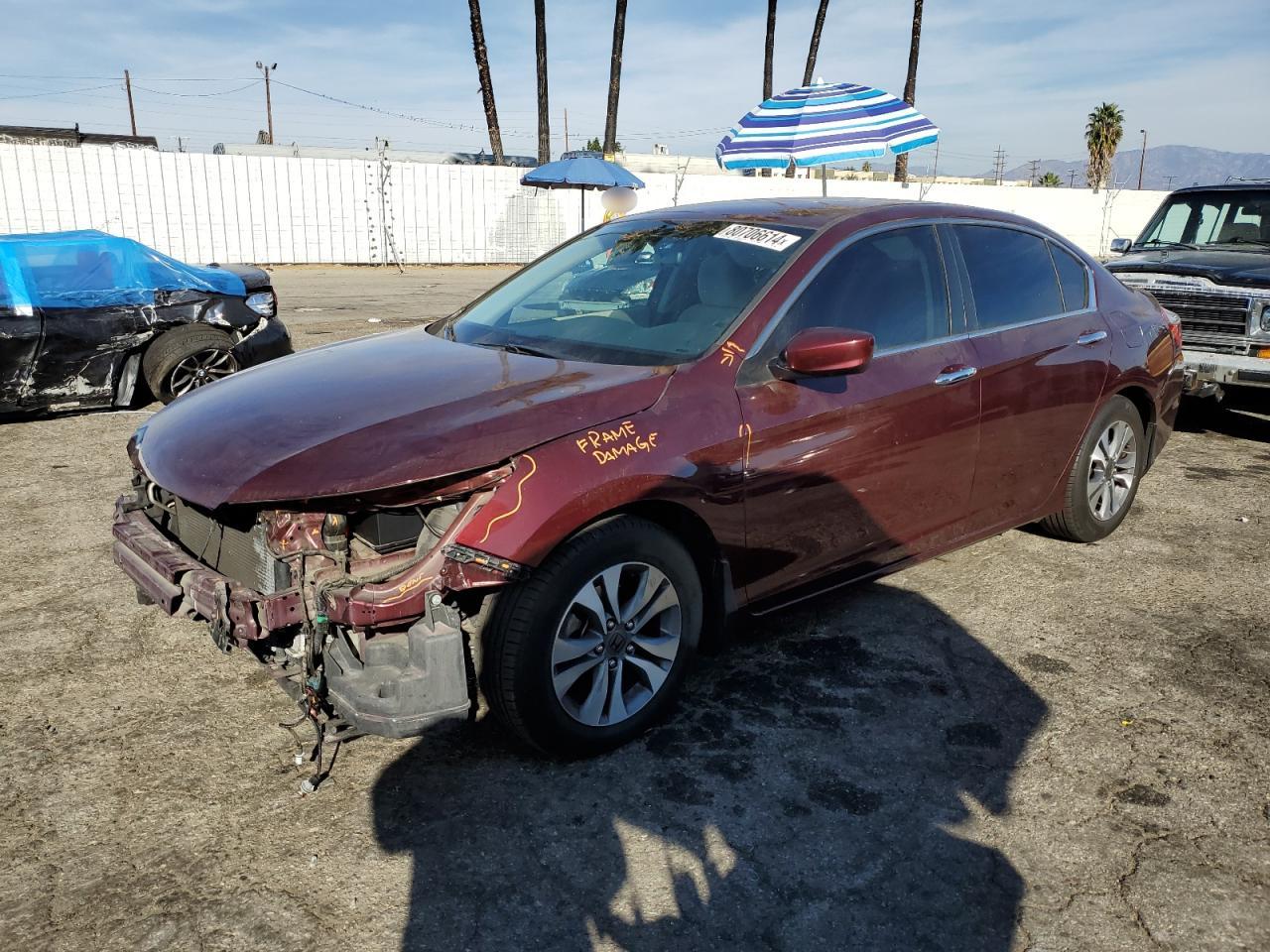 2013 Honda Accord VIN 1HGCR2F37DA139074