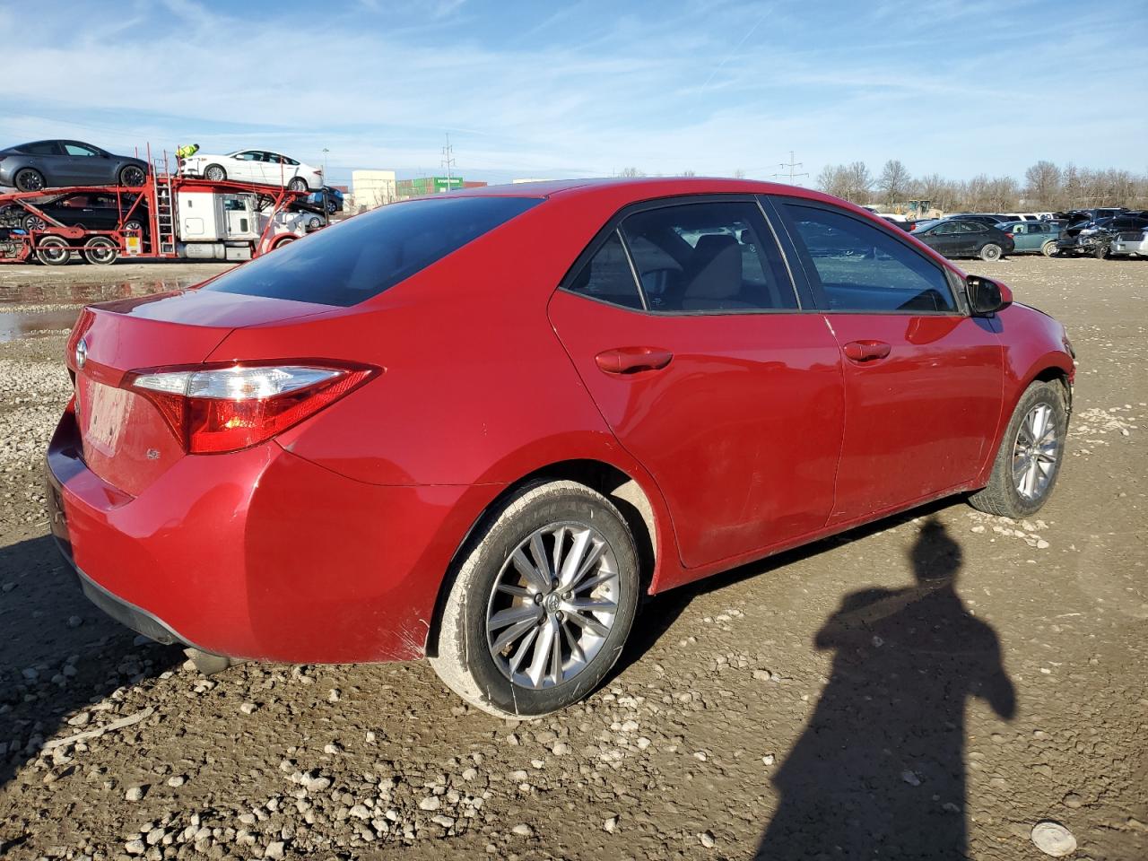 2015 Toyota Corolla VIN 2T1BURHE6FC366447 Copart auction photo, front end damage thumbnail 3