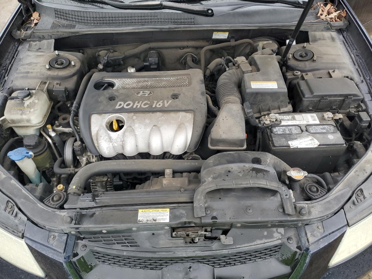 2007 Hyundai Sonata VIN 5NPET46C97H195986 Copart auction photo, rear end / front end damage thumbnail 12