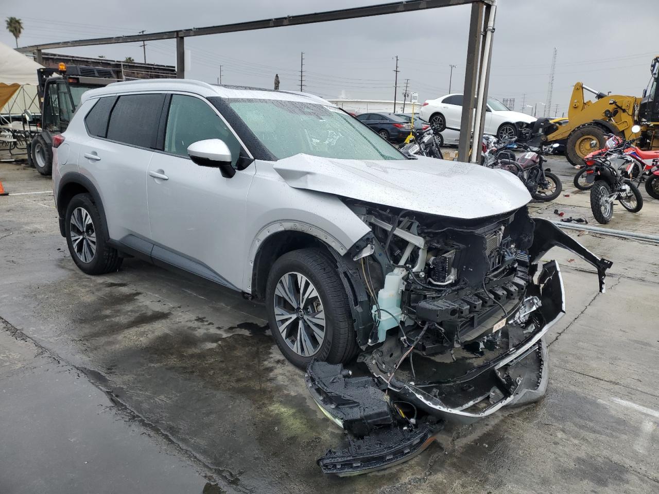 2021 Nissan Rogue VIN 5N1AT3BA3MC696999 Copart auction photo, front end damage thumbnail 4