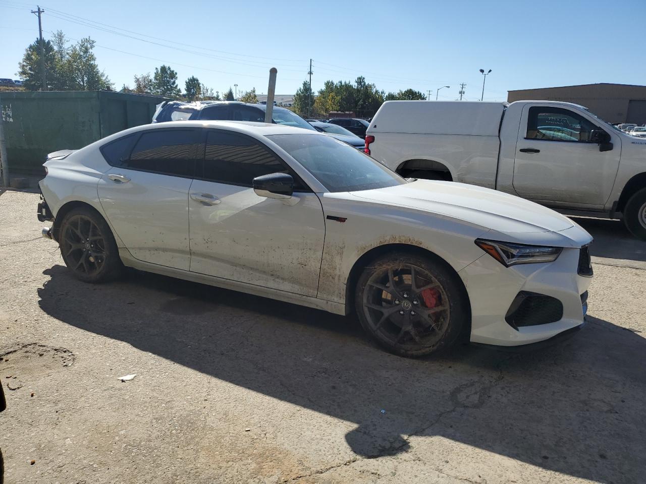 2023 Acura TLX VIN 19UUB7F96PA000035 Copart auction photo, rear end damage thumbnail 4