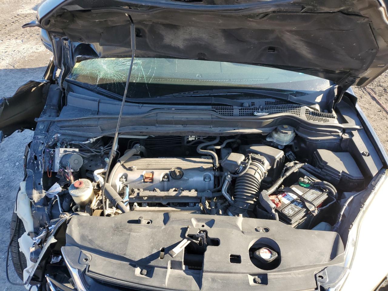 2010 Honda CR-V VIN 5J6RE4H57AL029019 Copart auction photo, front end / side damage thumbnail 12