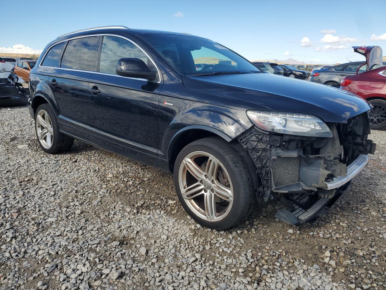 2014 Audi Q7 VIN WA1DGAFE6ED009186 Copart auction photo, front end damage thumbnail 4