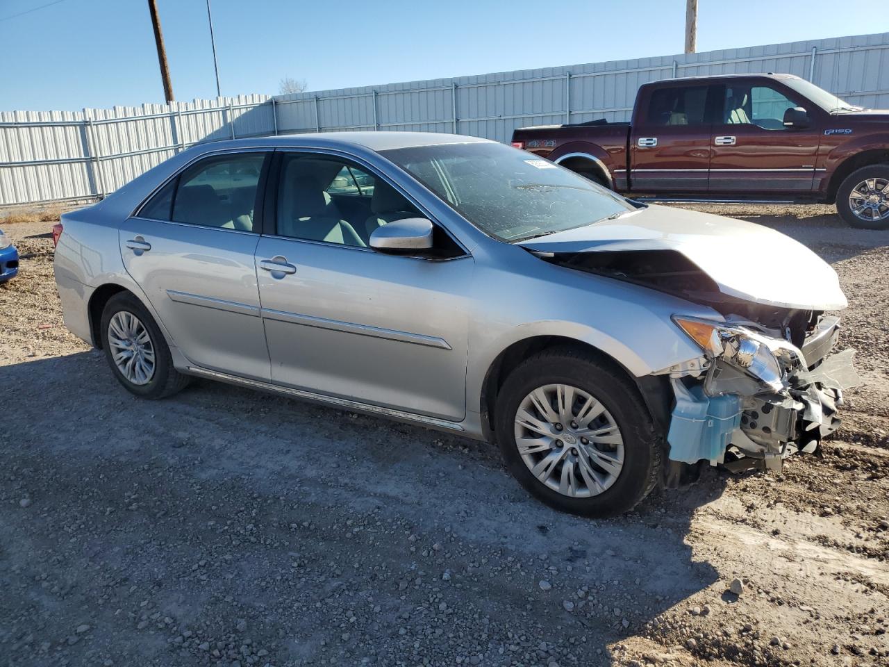 2013 Toyota Camry VIN 4T4BF1FK1DR293283 Copart auction photo, front end / rear end damage thumbnail 4