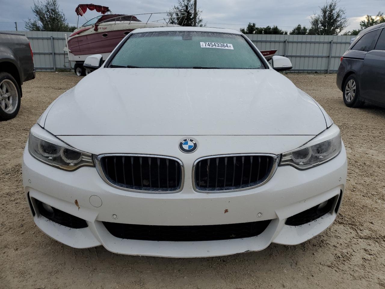 2017 BMW 4er VIN WBA4R7C50HK876667 Copart auction photo, water/flood damage thumbnail 5