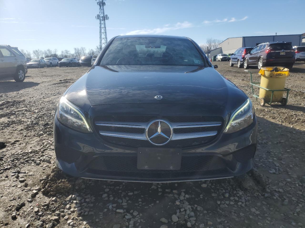 2020 Mercedes-Benz C-klasse VIN 55SWF8EB4LU333243 Copart auction photo, front end / side damage thumbnail 5