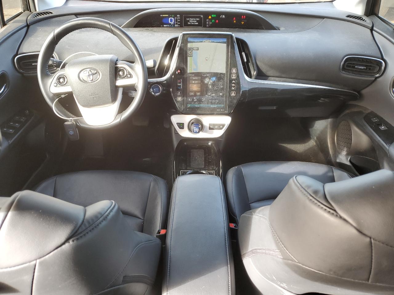 2018 Toyota Prius VIN JTDKARFP1J3095697 Copart auction photo, front end damage thumbnail 8