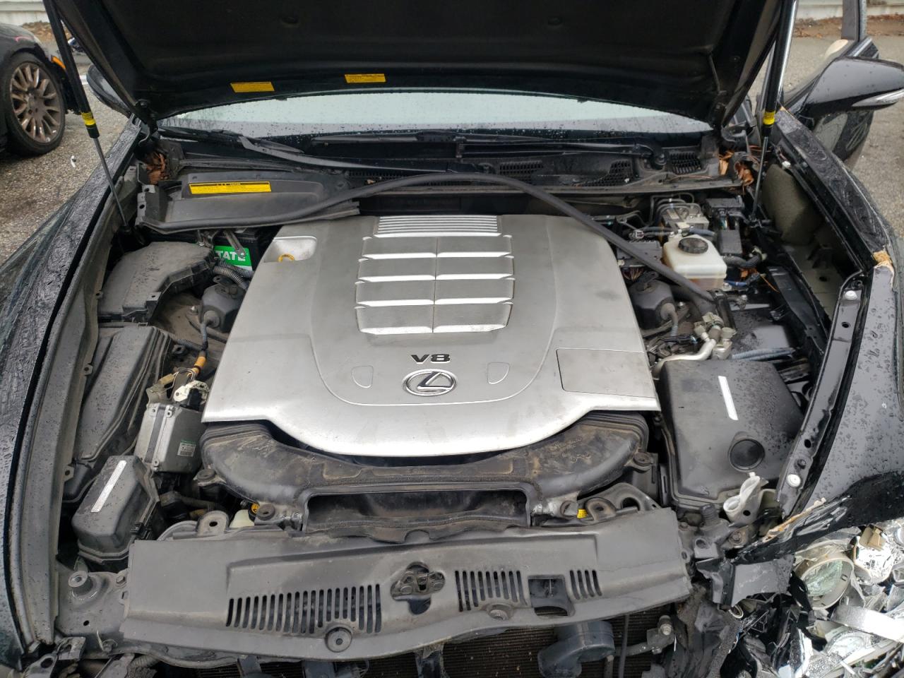 2010 Lexus LS VIN JTHCL5EF6A5007228 Copart auction photo, front end damage thumbnail 11