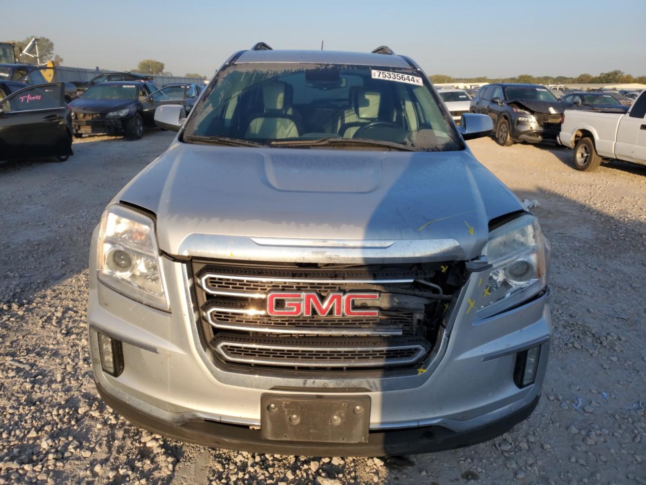 2017 GMC Terrain VIN 2GKALPEK2H6142534 Copart auction photo, front end damage thumbnail 5