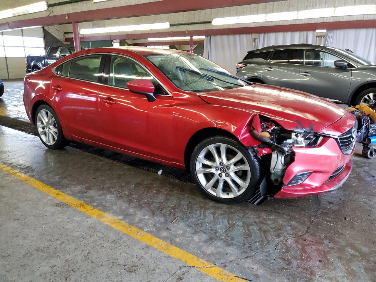 2015 Mazda 6 VIN JM1GJ1V56F1206142 Copart auction photo, front end / minor dent/scratches damage thumbnail 4