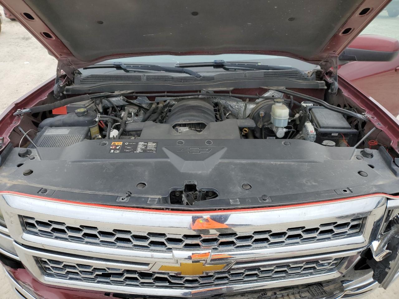2015 Chevrolet Silverado VIN 3GCPCREC6FG194972 Copart auction photo, all over damage thumbnail 11