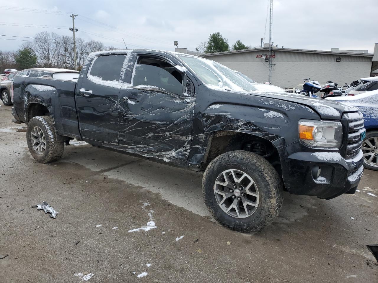 2017 GMC Canyon VIN 1GTP6CE15H1197253 Copart auction photo, front end / side damage thumbnail 4