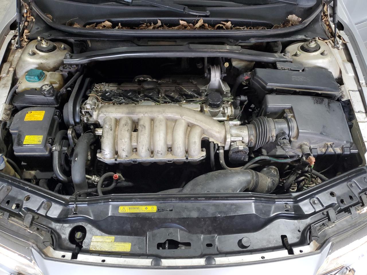 2003 Volvo S80 VIN YV1TS92D731315172 Copart auction photo, front end / top/roof damage thumbnail 11